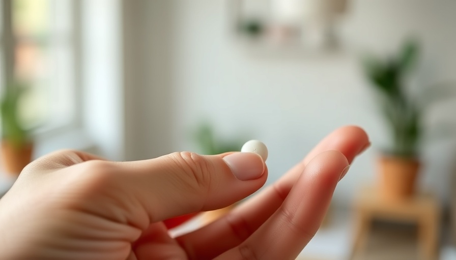 Close-up of a supplement pill for vegans and iodine deficiency risk.