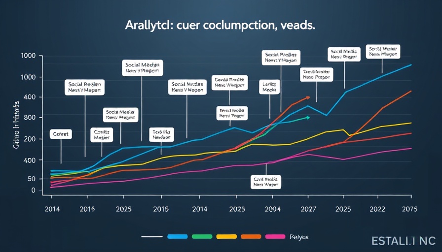 Trends in social media news consumption, rise of influencers.