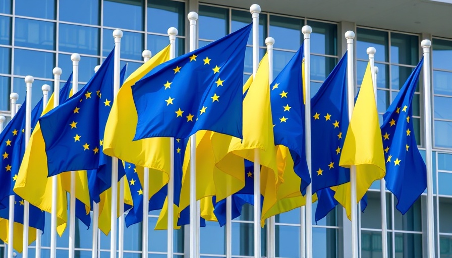 EU flags wave in wind, raising U.S. tech dependence concerns.