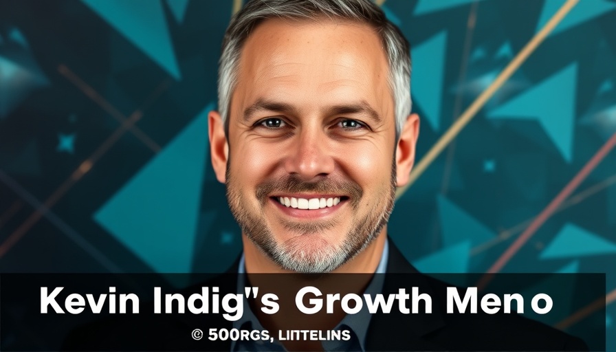 Portrait with text overlay promoting growth memo for query fan-out