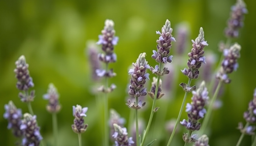 Vibrant lavender wildflowers symbolizing AKG and Aging Research.