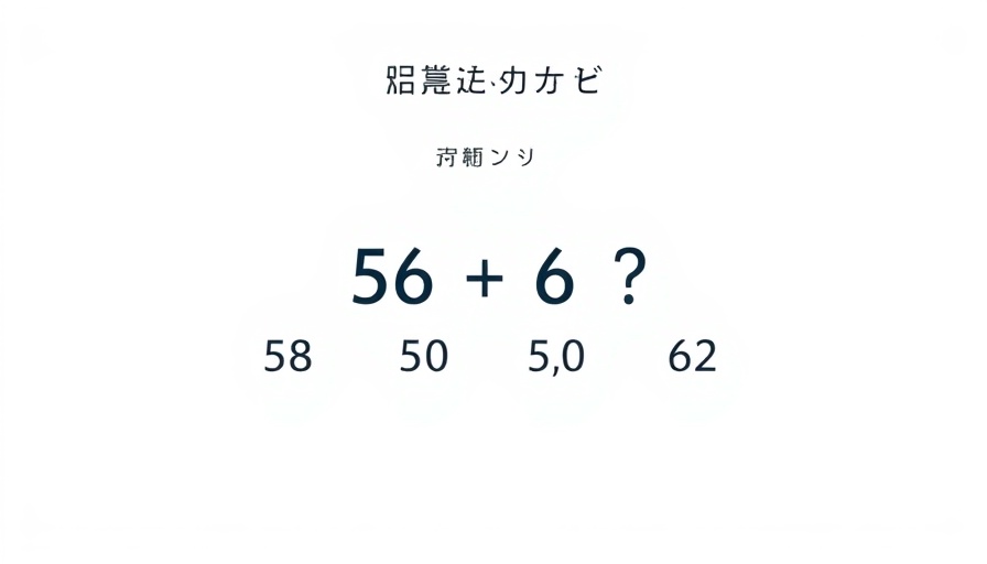 Mathematical assessment interface for MCI screening.