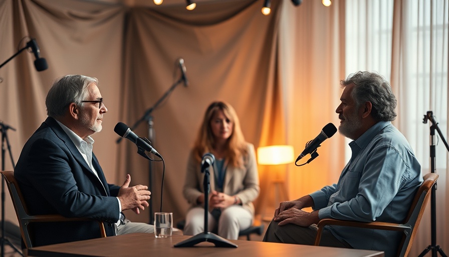 Podcast cover on psilocybin role in end-of-life care featuring experts.