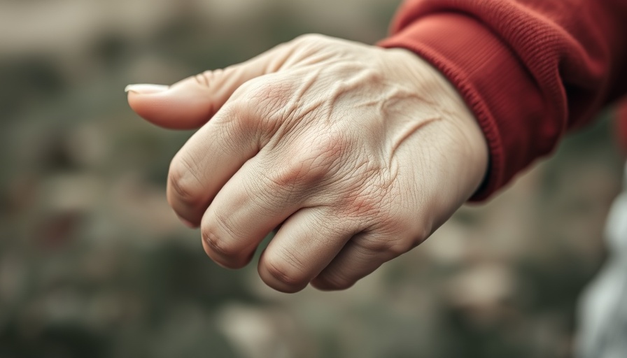 Elderly hand holding a child's hand symbolizing generational connection.