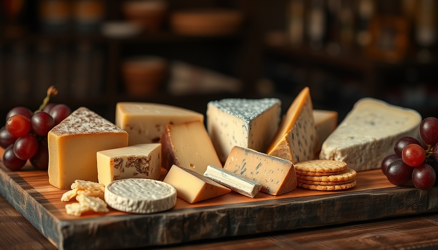 Assorted aged cheeses on a wooden board, highlighting consumer preferences.