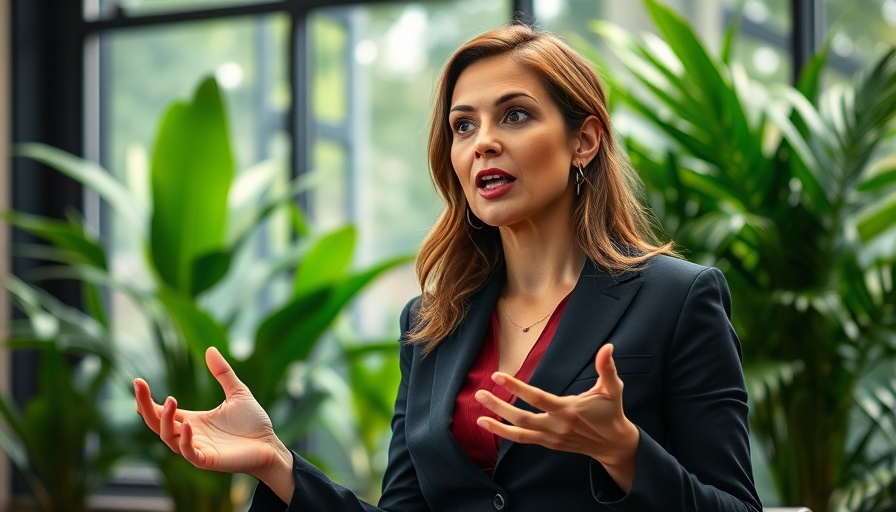 Professional woman discussing longevity and hair loss in a vibrant setting.