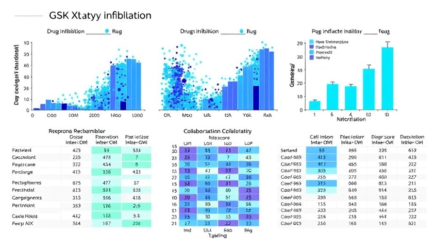 GSK-3 BCL-XL inhibition study visualization with dose-response charts.