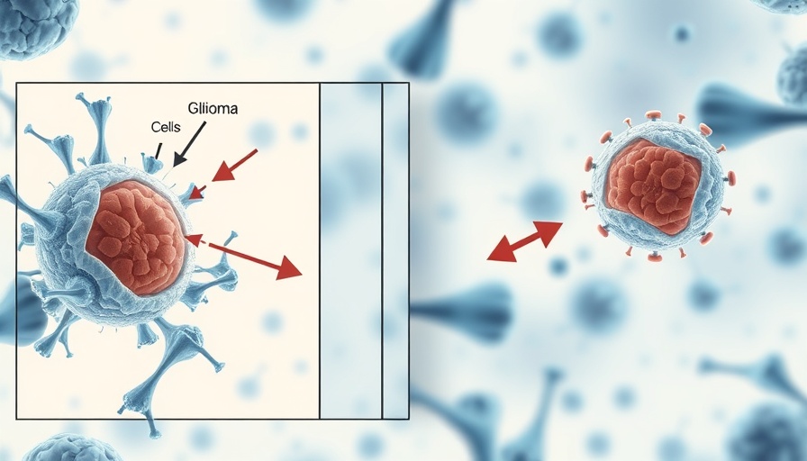 Illustration of oncostreams glioma infiltration process