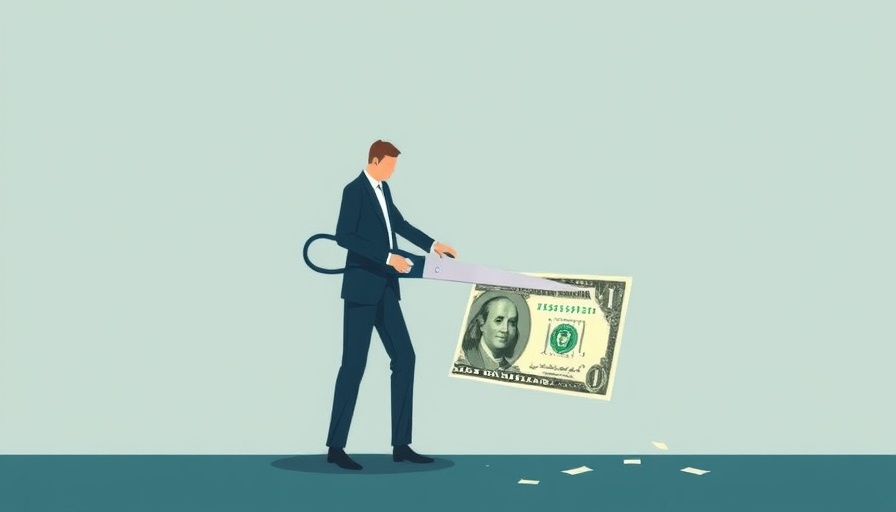 Illustration of financial cuts symbolizing Americans losing health insurance ACA Medicaid.