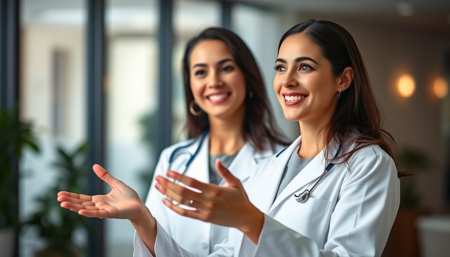 Professional sharing science-backed skin care strategies, indoors.