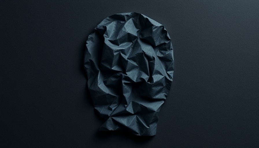 Abstract silhouette representing thinking for fasting for longevity concept.