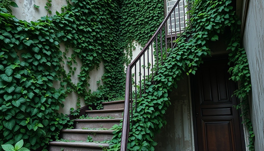 YAP TAZ overactivation symbolizes overgrowth akin to ivy covering an abandoned building.