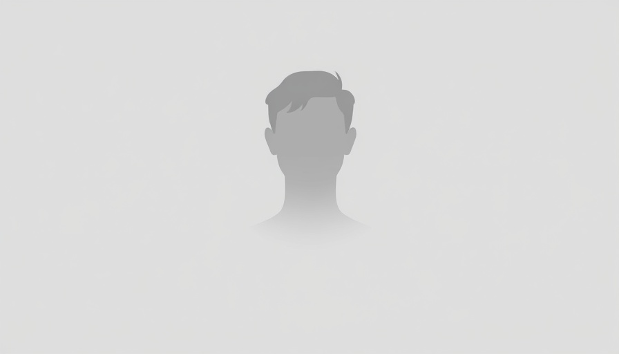 Minimalistic person silhouette icon on gray background