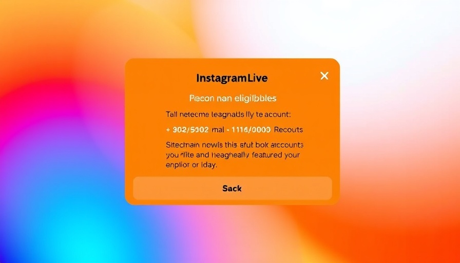 Instagram growth tips screen showing Live eligibility update.
