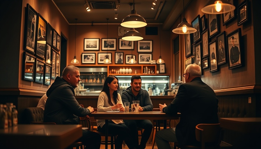 Cozy café meeting on small business branding tips.