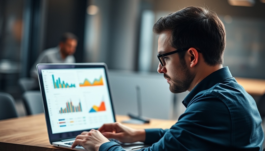 AI's role in brand-customer relationships - laptop data analysis.