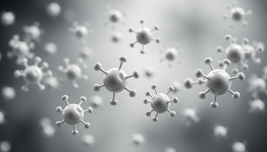 3D nicotine molecules illustrating motor function improvement