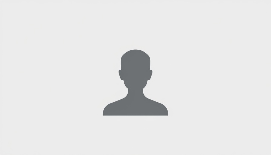 Minimalist avatar icon, plain grey background.