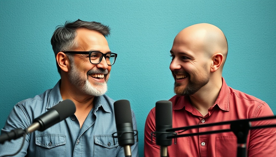 Two men discussing how the military builds habits on a podcast.