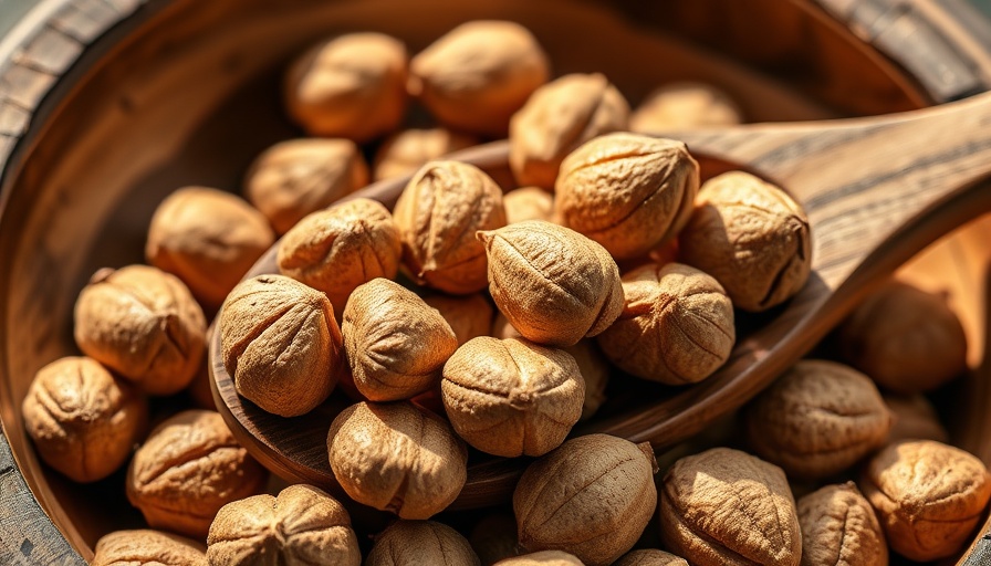 Close-up of pine nuts related to Pine Mouth Syndrome.