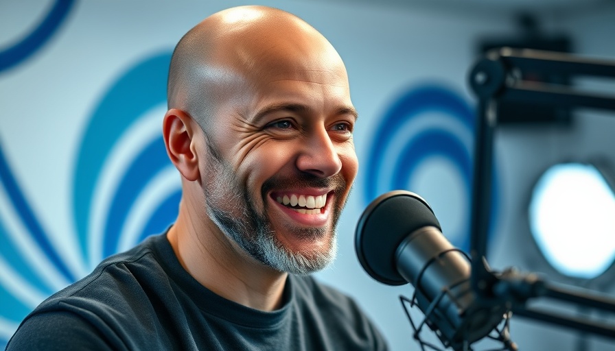 Man discussing natural vs. refined sugar on podcast.