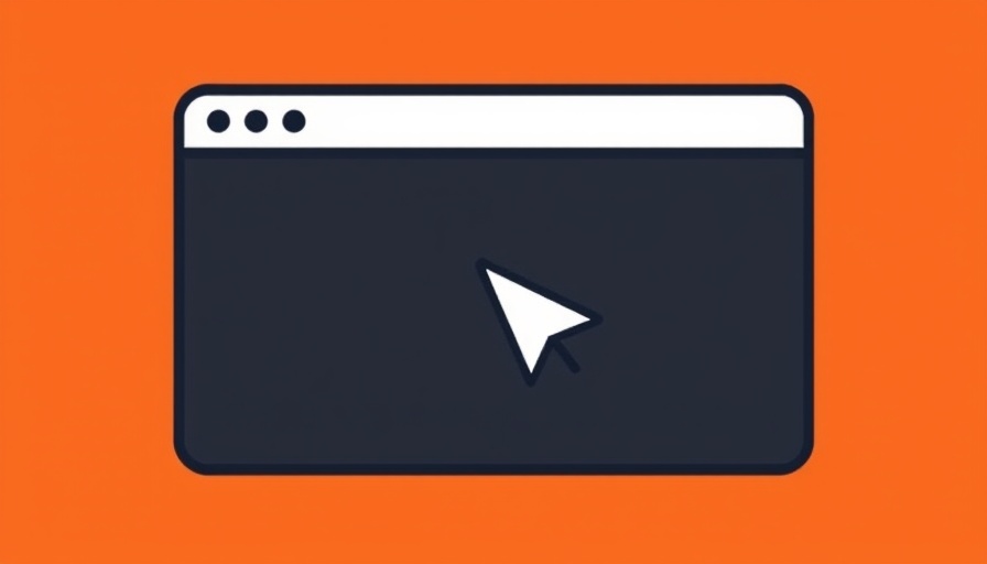 AI-powered browser extensions illustration on orange.