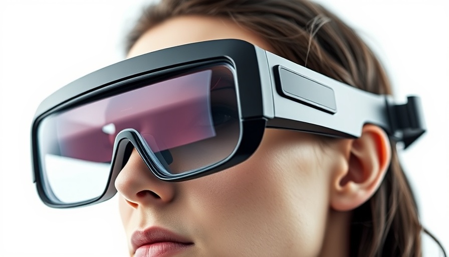 Futuristic Meta Hypernova smart glasses with advanced sensors.
