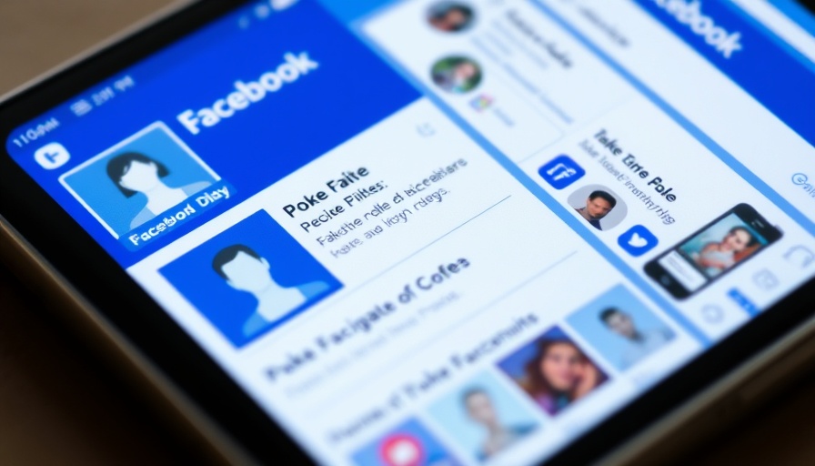 Facebook marketing strategies on mobile interface with profile and pokes.