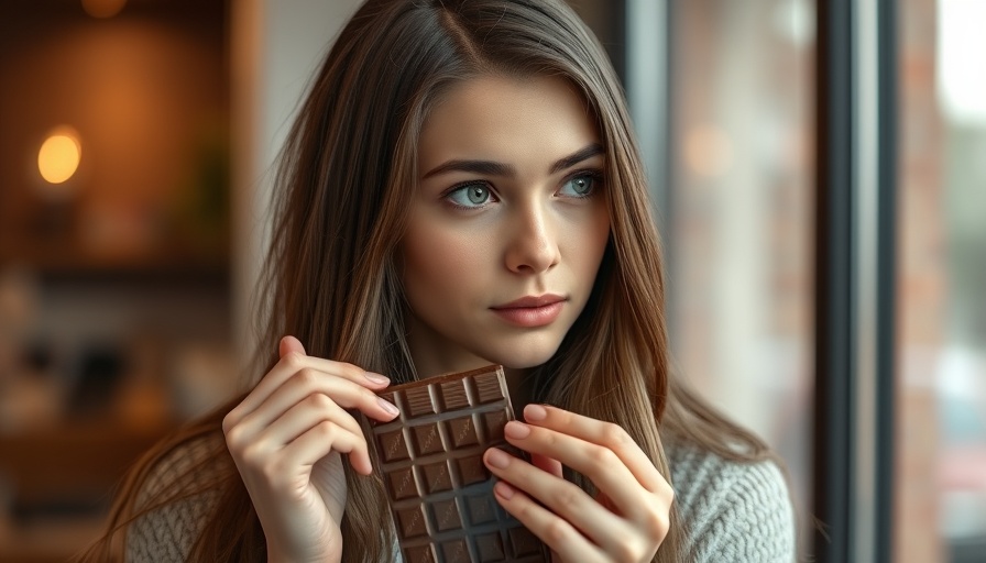 Are healthy snacks causing your weight gain? Woman eating chocolate.