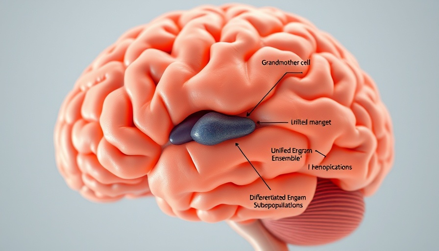 Diagram illustrating memory engrams architecture with brain anatomy.
