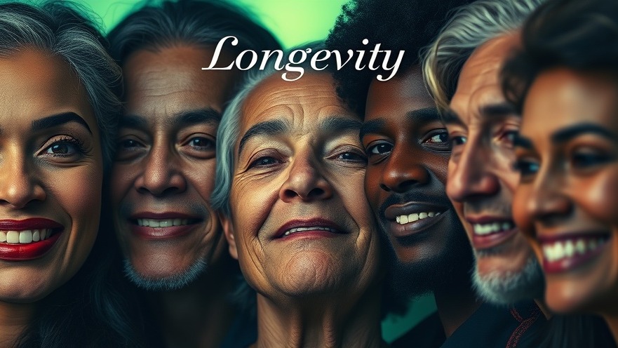 Diverse individuals embodying hope and resilience in a vibrant depiction of longevity.