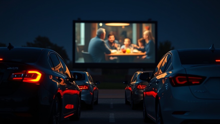Outdoor cinema experiences for family movie nights at a vibrant drive-in.