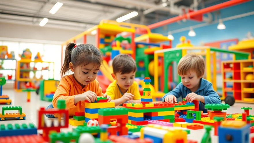 Children enjoying summer activities in Columbus at a vibrant indoor play center.