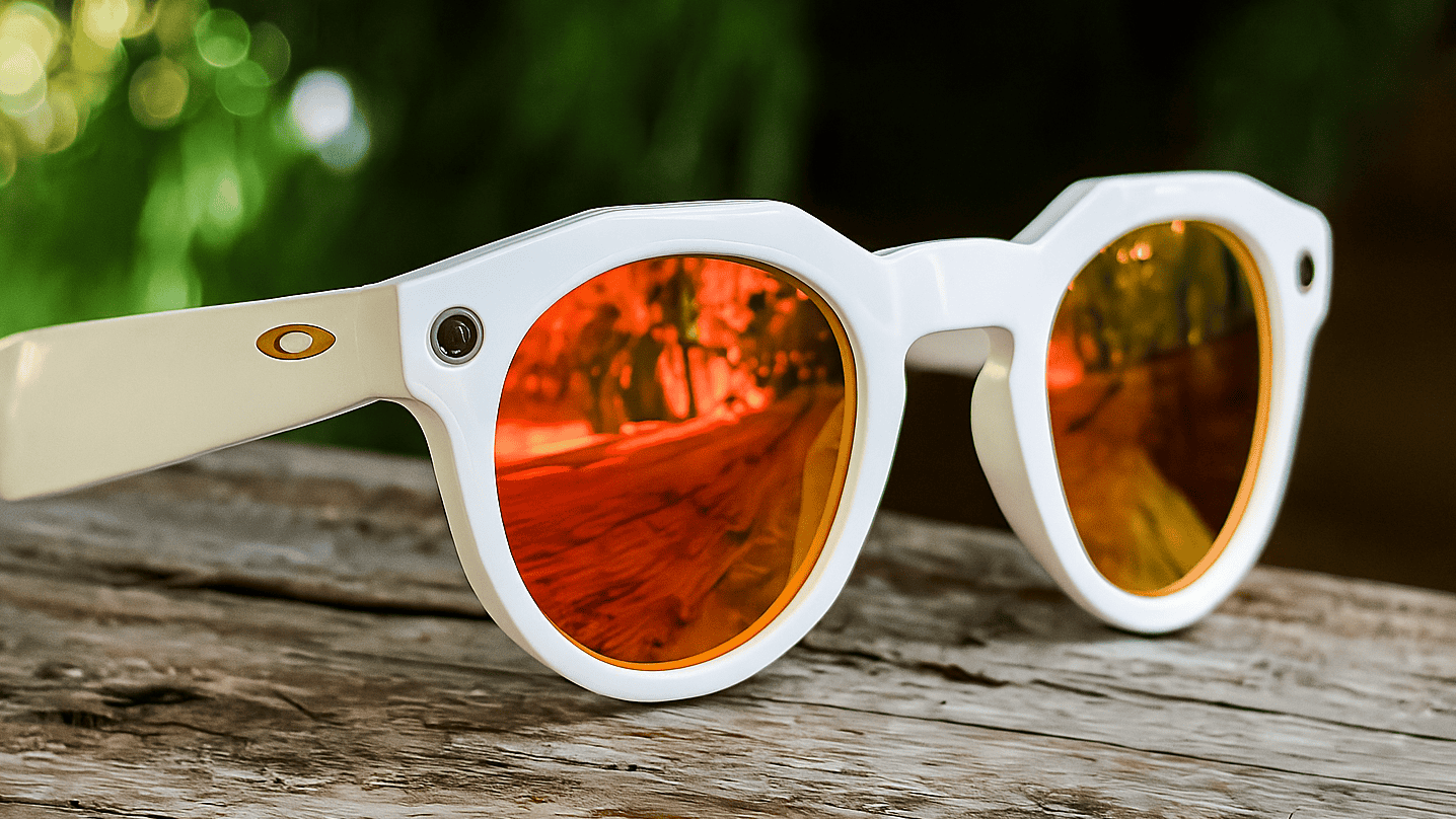 Meta Oakley smart glasses outdoors