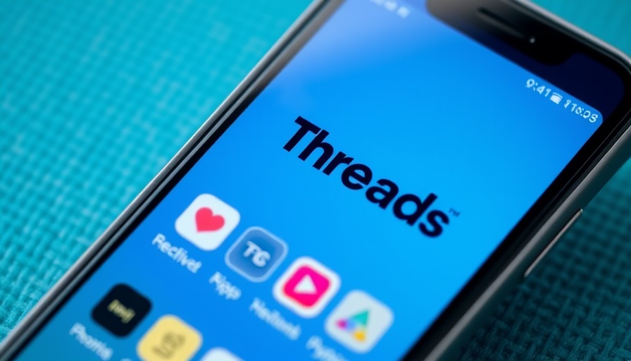 Threads app displayed on smartphone screen focusing on daily users.