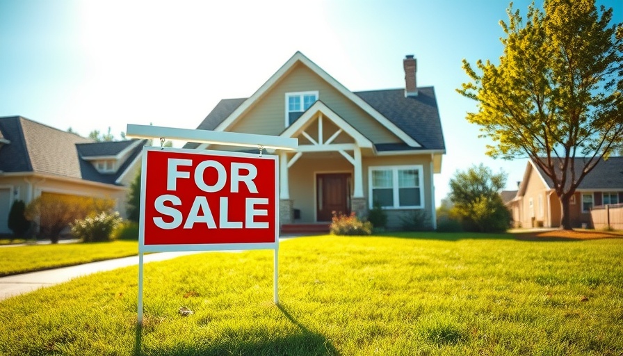 For sale sign in front of suburban home, average home sale profit Columbus.