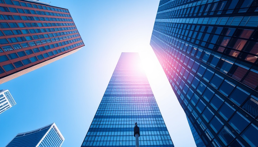 Tall skyscraper representing Huntington acquisition of Veritex Holdings.