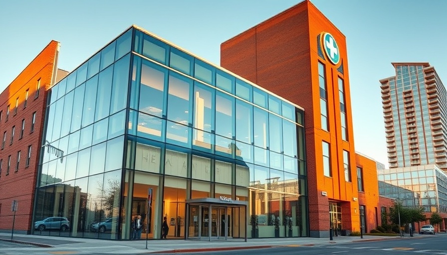 Modern healthcare building with glass and brick design, Columbus health system CEO compensation trends