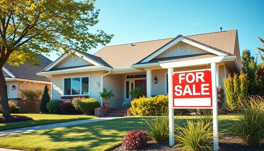 For Sale sign in front of suburban home, real estate commissions.