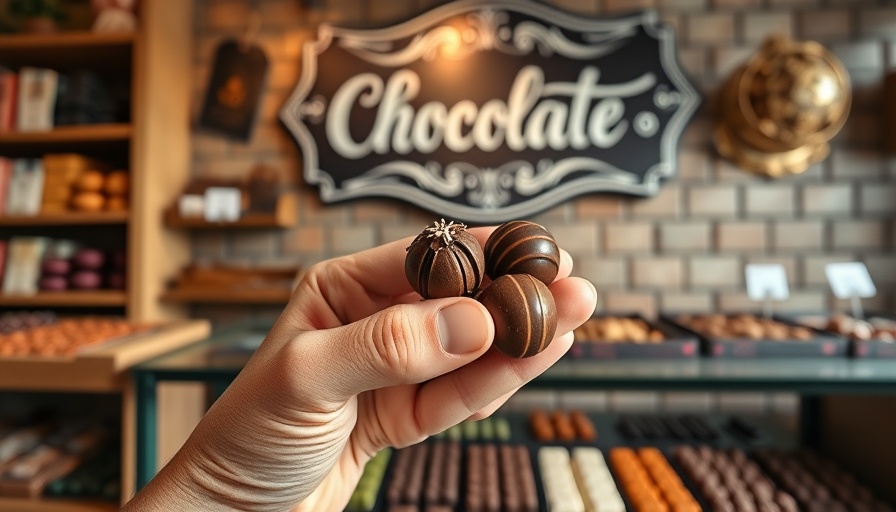 Artisan chocolates in a Powell, Ohio shop, fun things to do.