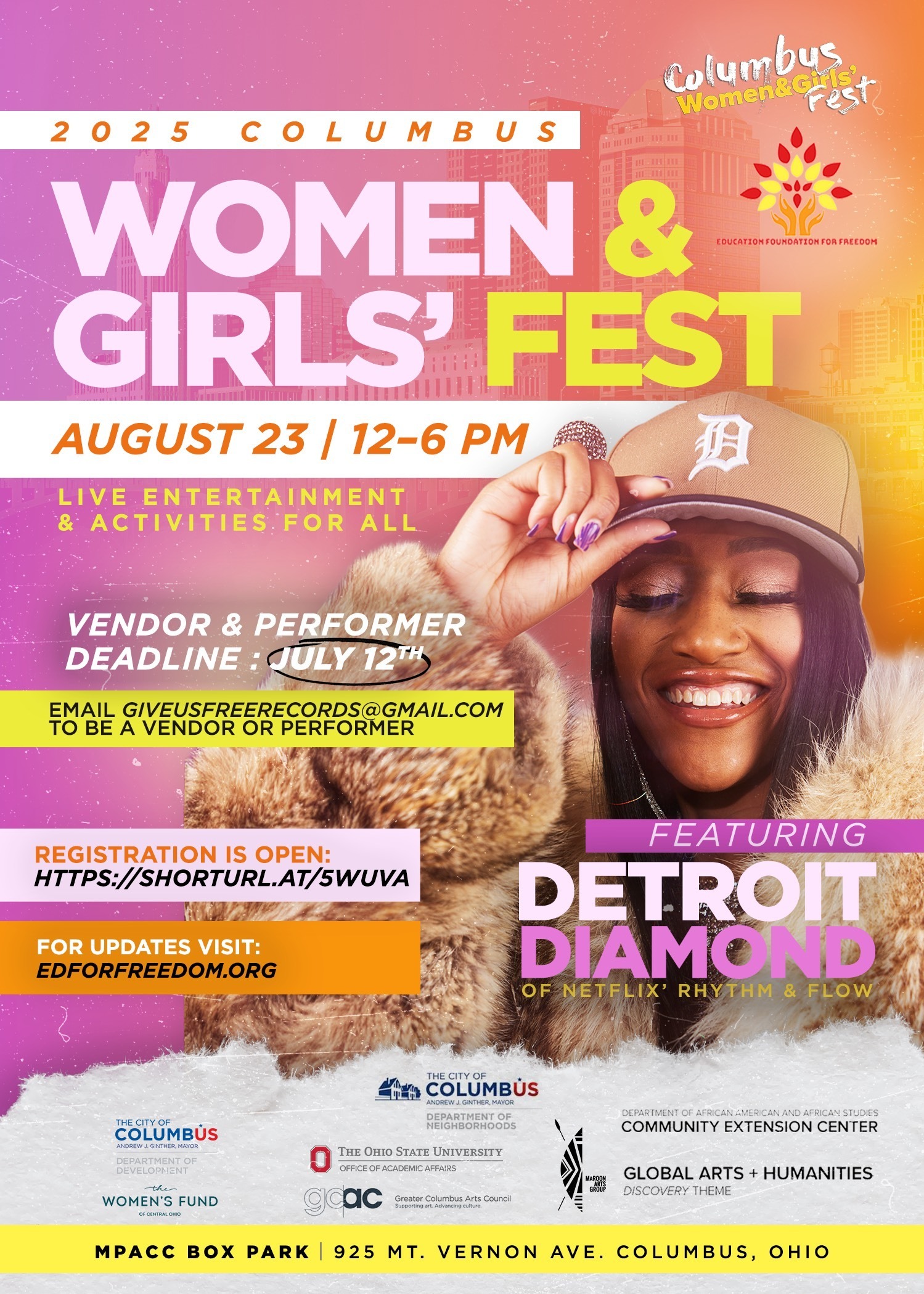 Columbus Women and Girls’ Fest flyer