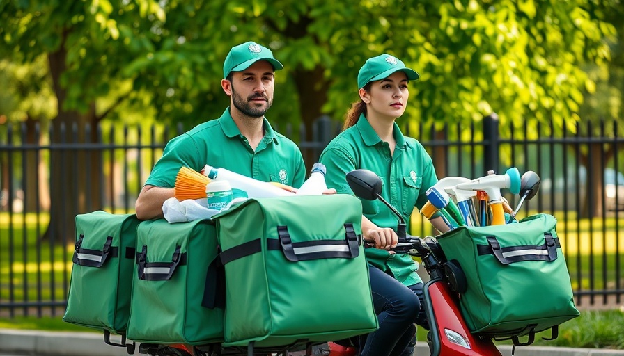 Delivery riders on scooter in park symbolizing quick-commerce growth.