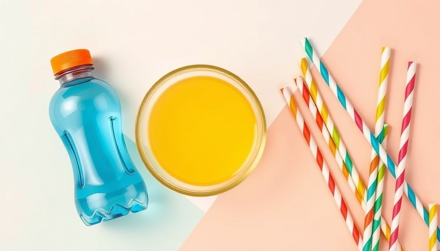 Colonoscopy preparation items: clear liquid, drink, straws.