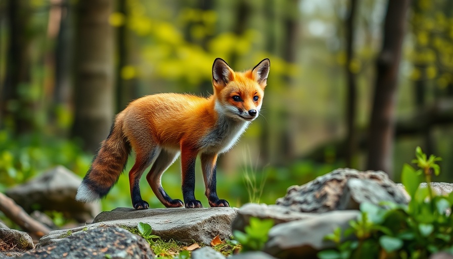 Ohio Wild at Heart documentary features a young fox in a natural setting.