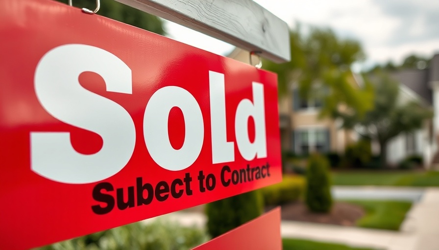 Close-up of 'SOLD' sign with suburban house background, property fraud recovery theme.