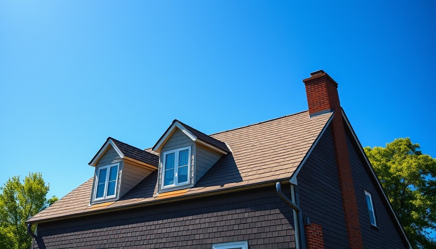 Century Roofing Limited house roof with shingles under blue sky.