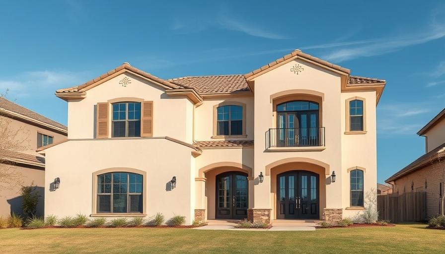 Stucco Contractors Edmonton - Modern stucco house exterior with award.