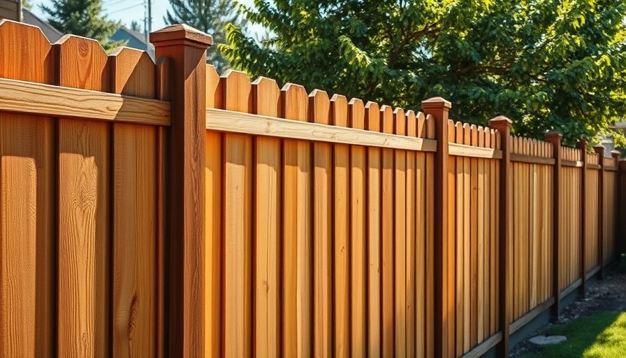 Sturdy wooden fence with stone fixtures in Virginia.