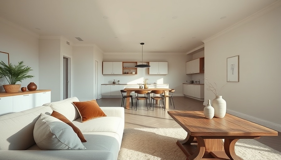 Modern home addition with cozy living space and open layout