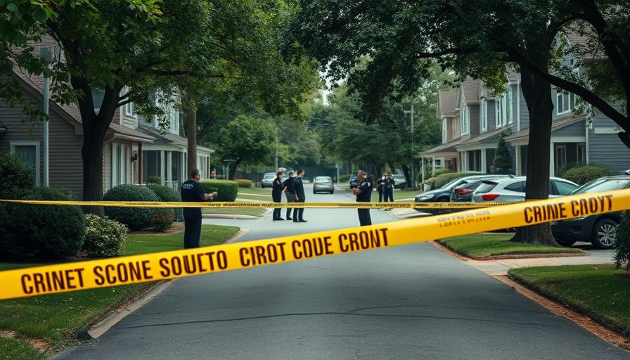 Police presence in suburban southeastern Virginia news scene.